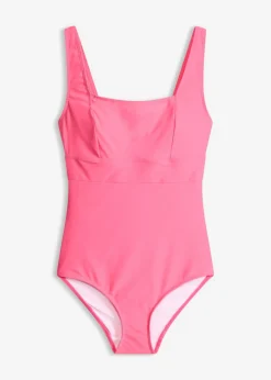 Discount Traje de baño con efecto moldeador medio con escote cuadrado Mujer Vestidos Moldeadores|Bañadores