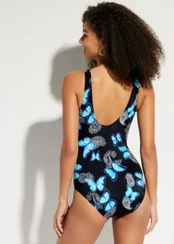 Traje de baño con escote en V Mujer Bañadores