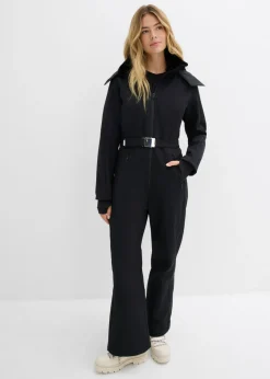 Clearance Traje de esquí de softshell con forro cálido y material impermeable Mujer Ropa Para El Aire Libre|Ropa Deportiva