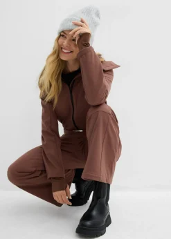 Outlet Traje de esquí de softshell con forro cálido y material impermeable Mujer Ropa Para El Aire Libre|Ropa Deportiva