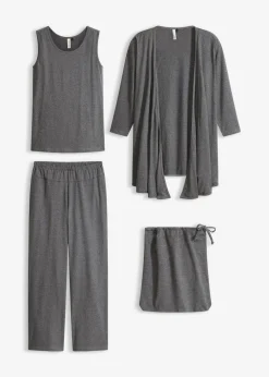 Best Traje para estar por casa (3 piezas) con viscosa Mujer Homewear|Ropa Deportiva