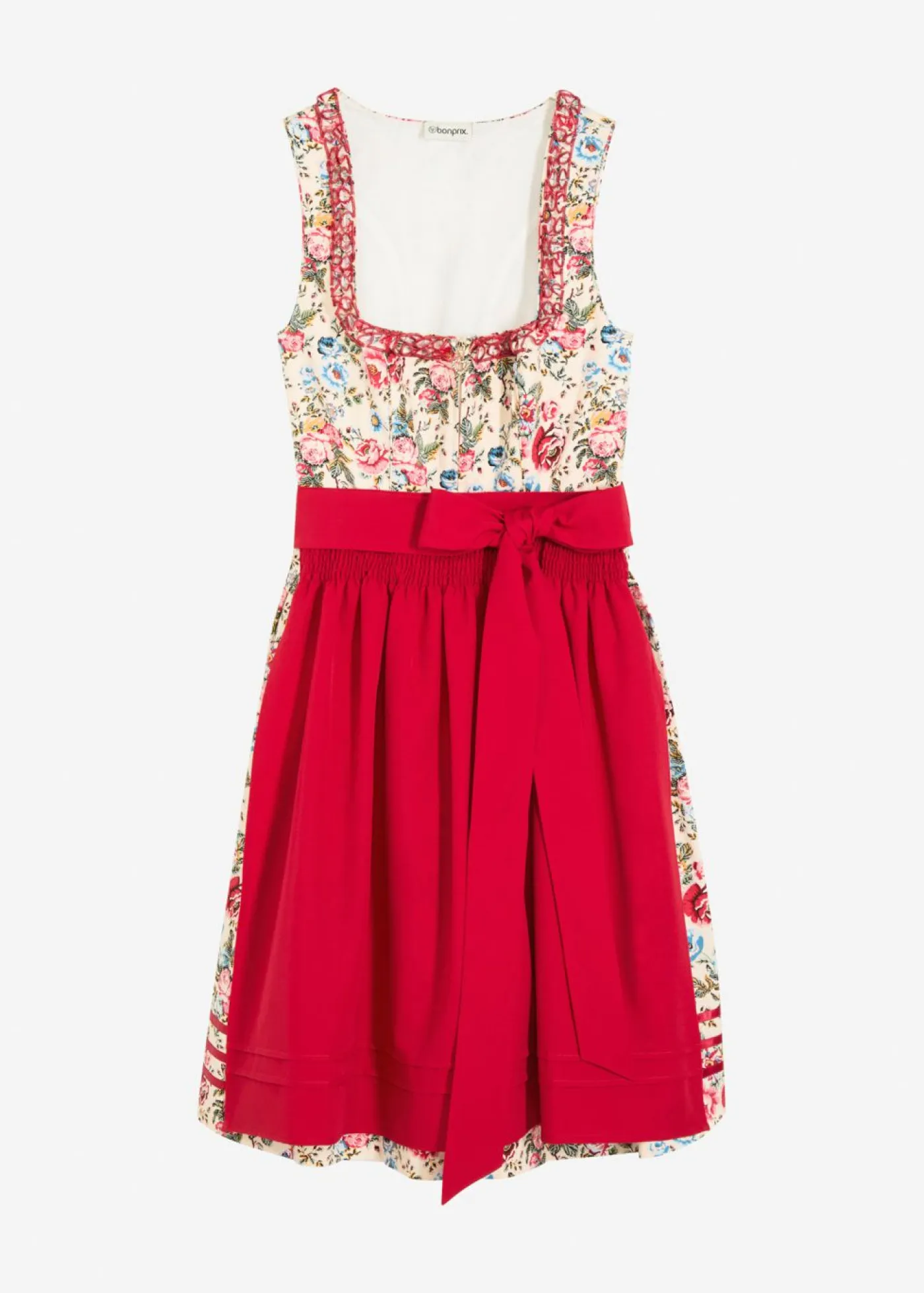 Traje tirolés con delantal bordado (2 piezas) Mujer Vestidos