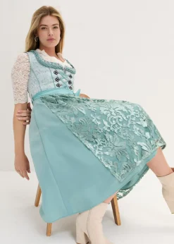 Traje tirolés y delantal (2 piezas) Mujer Vestidos