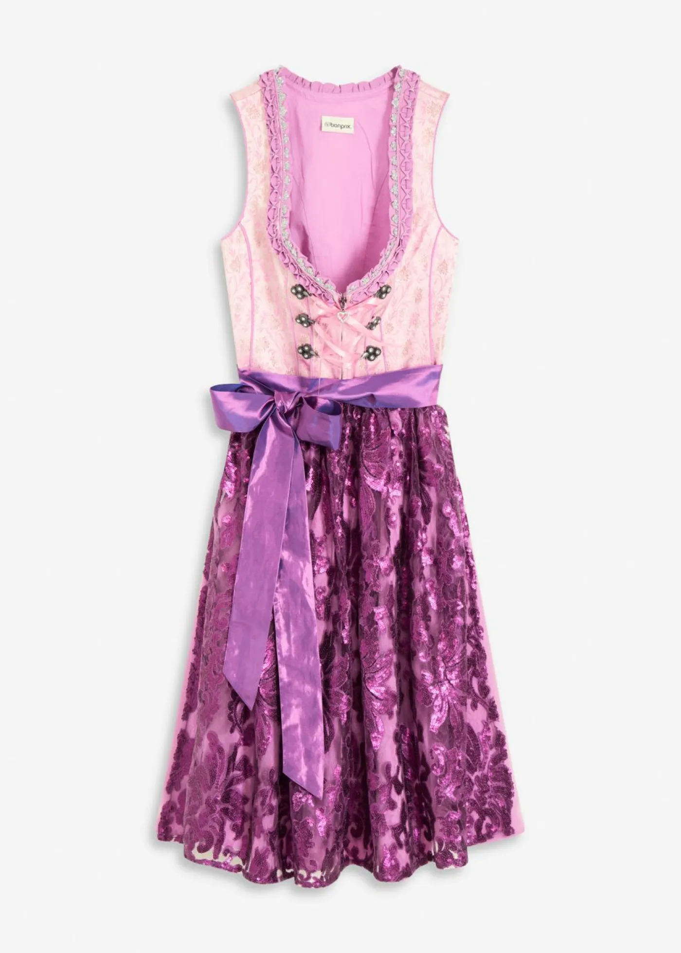 Traje tirolés y delantal (2 piezas) Mujer Vestidos