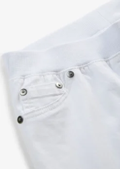 Sale Treggings de sarga de mezcla de algodón elástica Mujer Pantalones