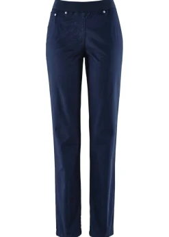 Clearance Treggings de sarga de mezcla de algodón elástica Mujer Pantalones