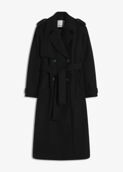 Outlet Trenca con aspecto de lana Mujer Chaquetas Y Abrigos