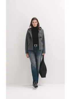 Discount Trenca de imitación de lana Mujer Chaquetas Y Abrigos
