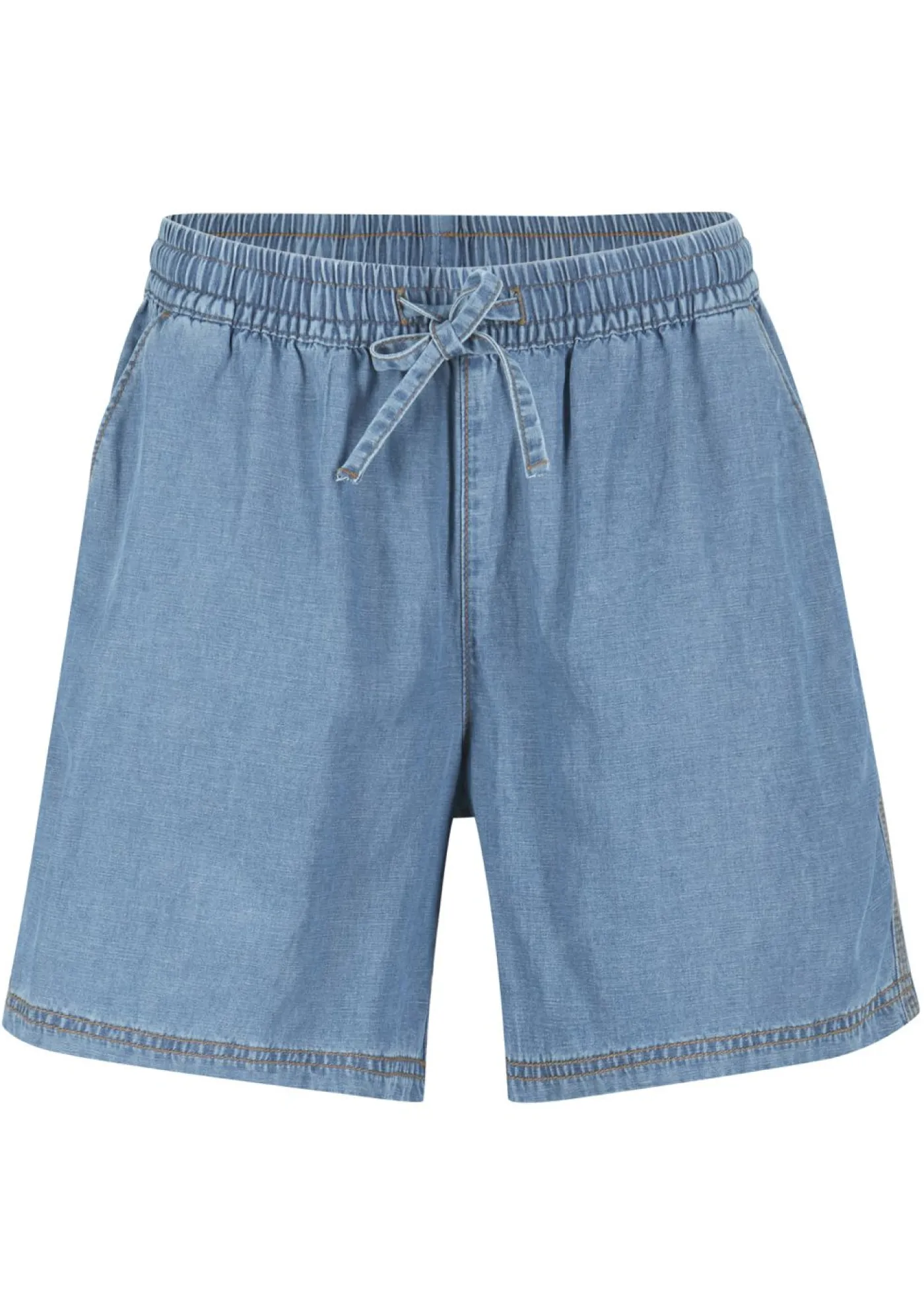 Best Vaquero corto ligero con lino Mujer Shorts