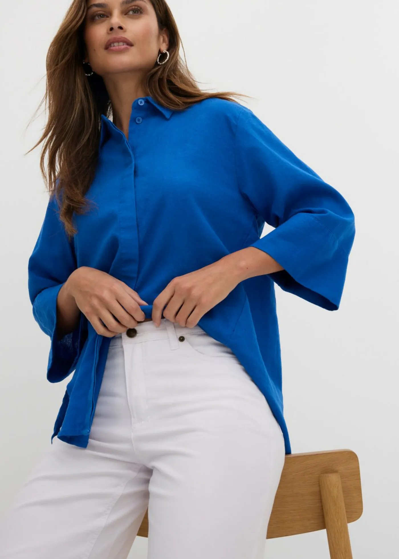 Hot Vaquero de pernera ancha, mid waist, elástico Mujer Vaqueros