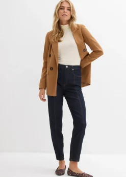 Clearance Vaquero mom, high waist, elásticos Mujer Vaqueros