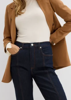 Clearance Vaquero mom, high waist, elásticos Mujer Vaqueros