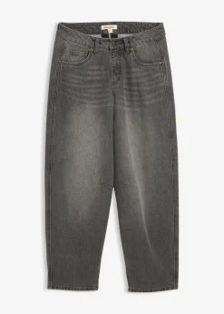 Discount Vaqueros abullonados con talle medio Mujer Vaqueros