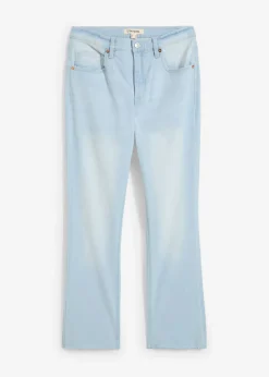 New Vaqueros acampanados, high waist, cropped Mujer Vaqueros