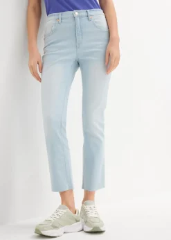New Vaqueros acampanados, high waist, cropped Mujer Vaqueros