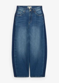 Hot Vaqueros barrel, high waist, cropped Mujer Vaqueros