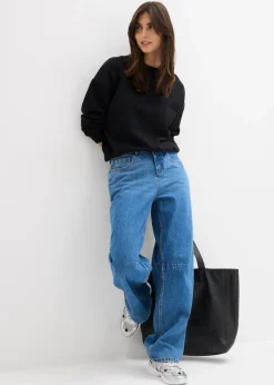 New Vaqueros barrel, mid waist Mujer Vaqueros