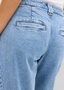 Outlet Vaqueros barrel, mid waist, cropped Mujer Vaqueros