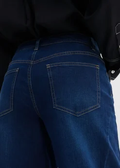 Clearance Vaqueros barrel, mid waist, de algodón orgánico Mujer Vaqueros