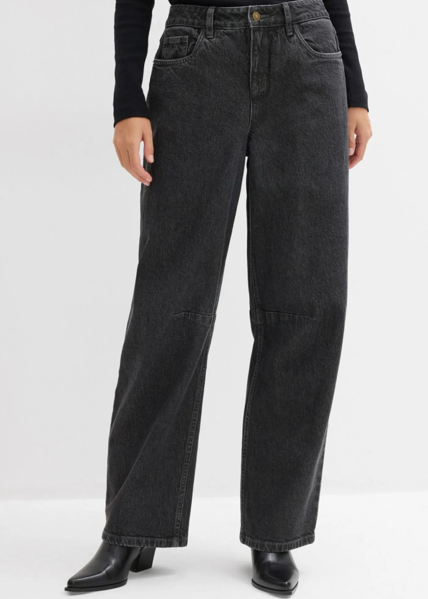 Clearance Vaqueros barrel, mid waist Mujer Vaqueros
