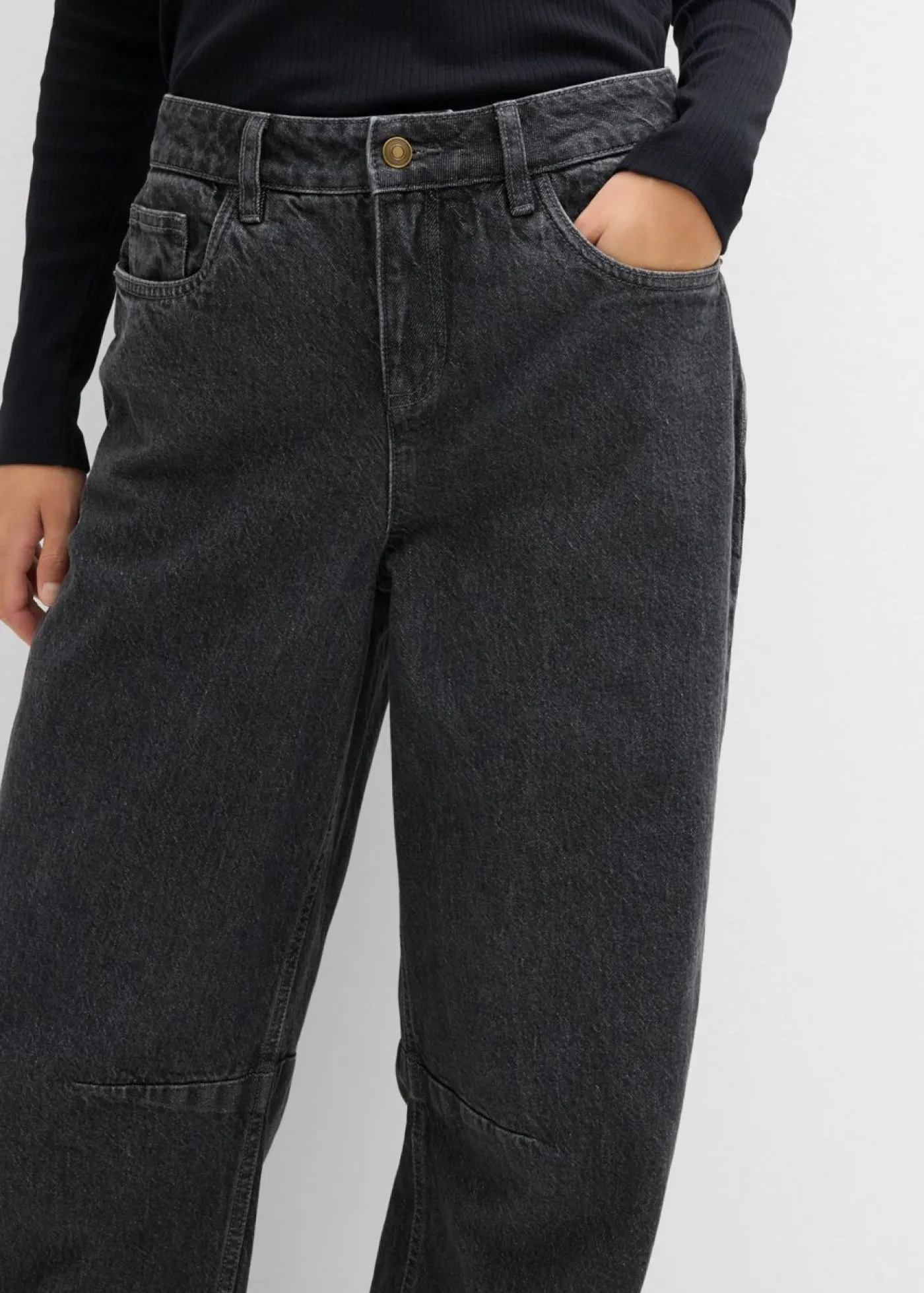 Clearance Vaqueros barrel, mid waist Mujer Vaqueros