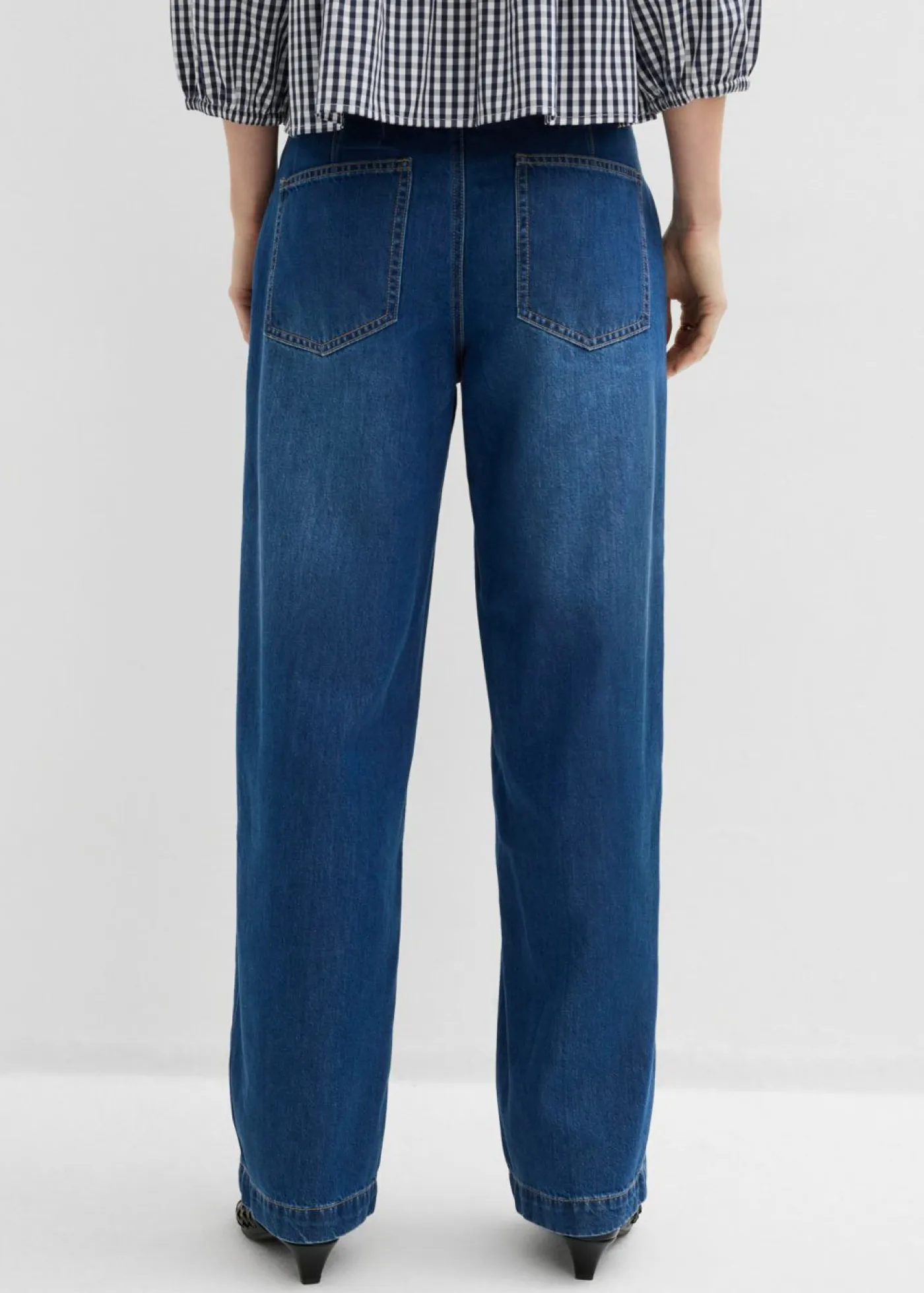 Sale Vaqueros barrel, mid waist Mujer Vaqueros|Novedades