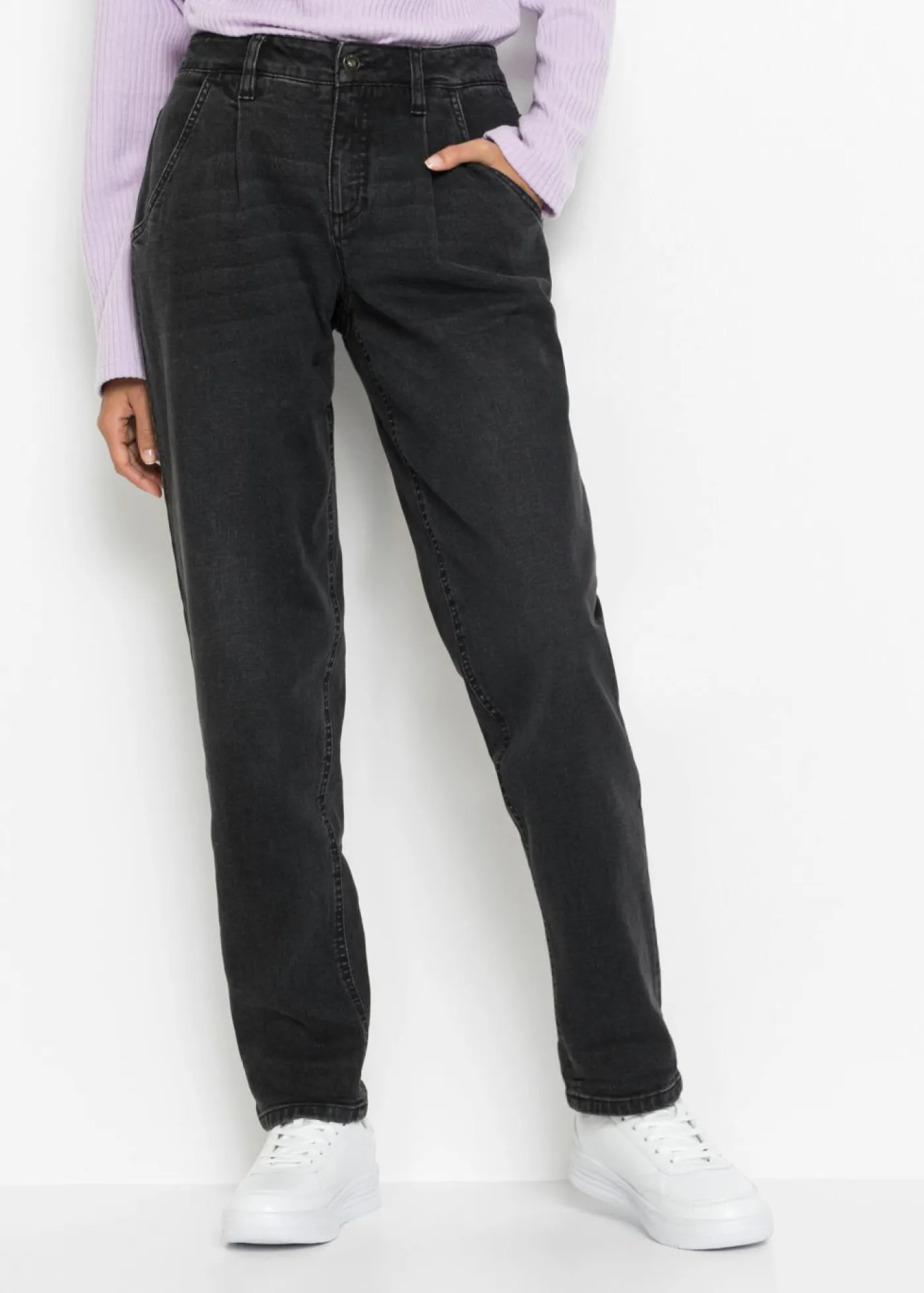 Best Vaqueros barrel, mid waist, elástico Mujer Vaqueros
