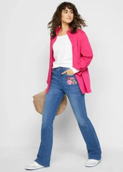 Best Vaqueros bootcut, high waist, cintura cómoda Mujer Vaqueros