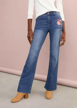 Best Vaqueros bootcut, high waist, cintura cómoda Mujer Vaqueros