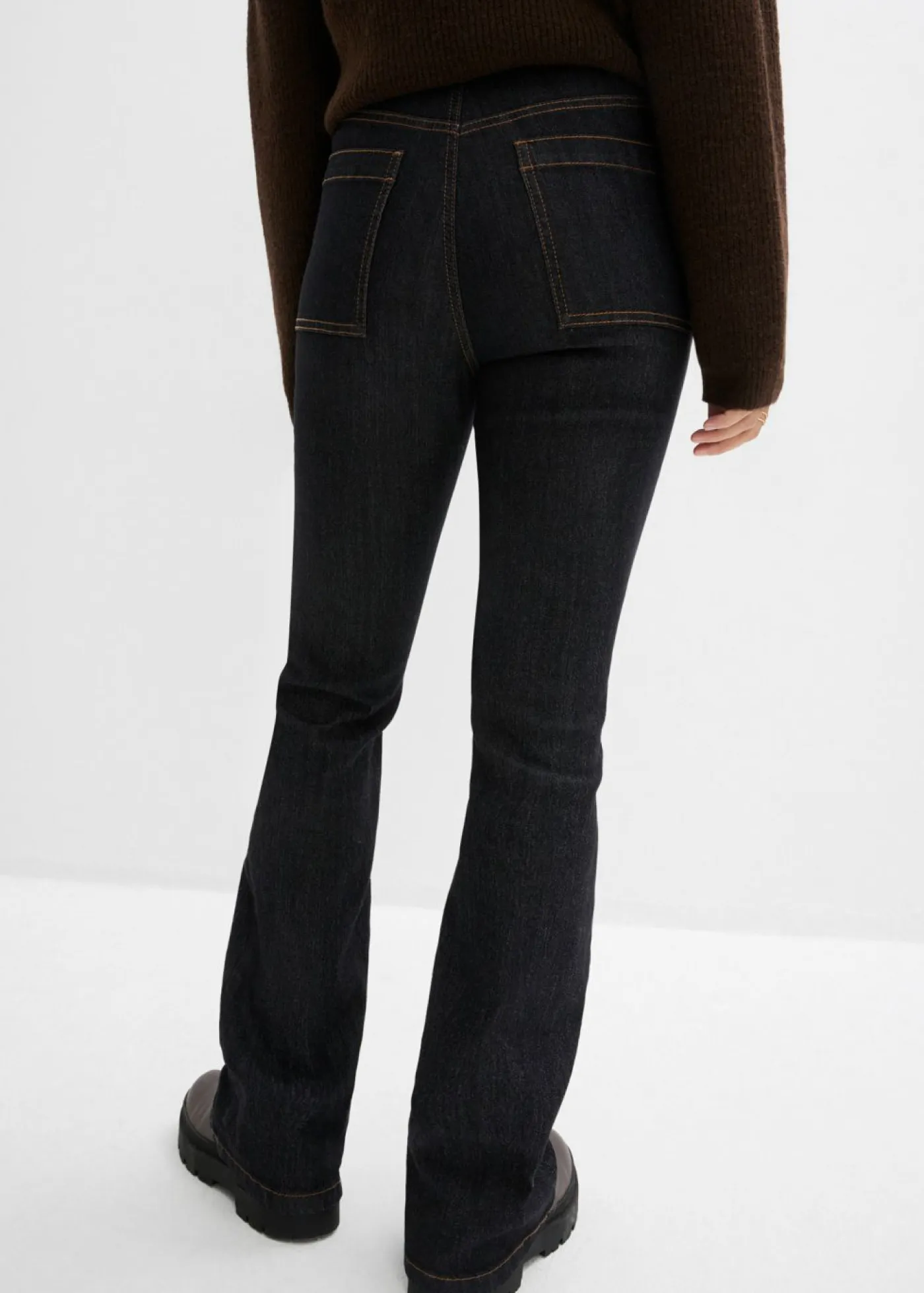 Best Vaqueros bootcut, high waist, cintura cómoda Mujer Tallas Pequeñas|Vaqueros