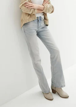 Clearance Vaqueros bootcut mid waist, elásticos Mujer Vaqueros