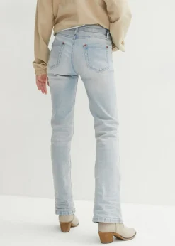 Clearance Vaqueros bootcut mid waist, elásticos Mujer Vaqueros