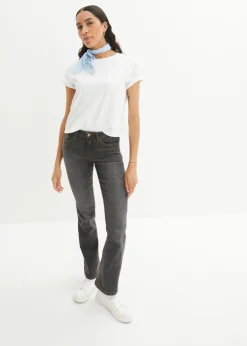Clearance Vaqueros bootcut mid waist, elásticos Mujer Tallas Pequeñas