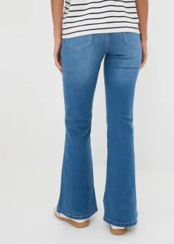 Best Vaqueros bootcut, mid waist, de algodón orgánico Mujer Vaqueros|Tallas Pequeñas