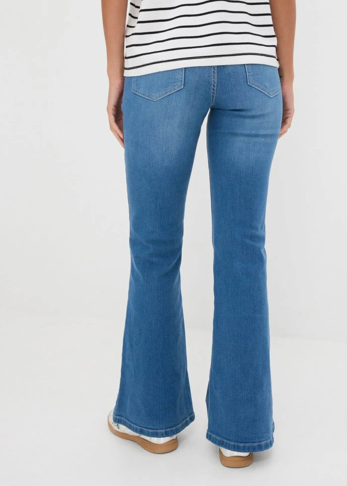 Best Vaqueros bootcut, mid waist, de algodón orgánico Mujer Vaqueros|Tallas Pequeñas