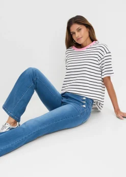 Best Vaqueros bootcut, mid waist, de algodón orgánico Mujer Vaqueros|Tallas Pequeñas