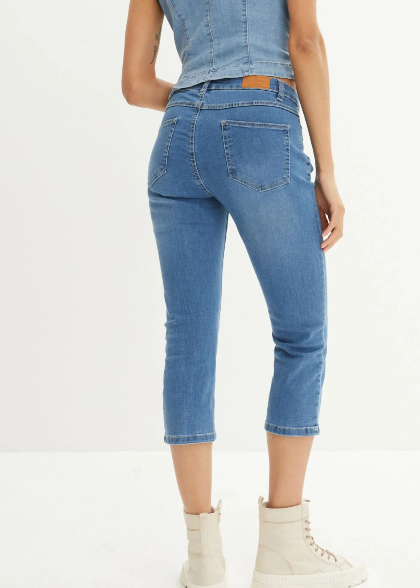 Sale Vaqueros capri Mujer Vaqueros