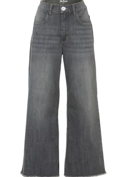 Outlet Vaqueros capri de corte ancho Mujer Vaqueros