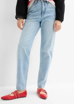 Hot Vaqueros capri de talle alto con corte mom Mujer Vaqueros