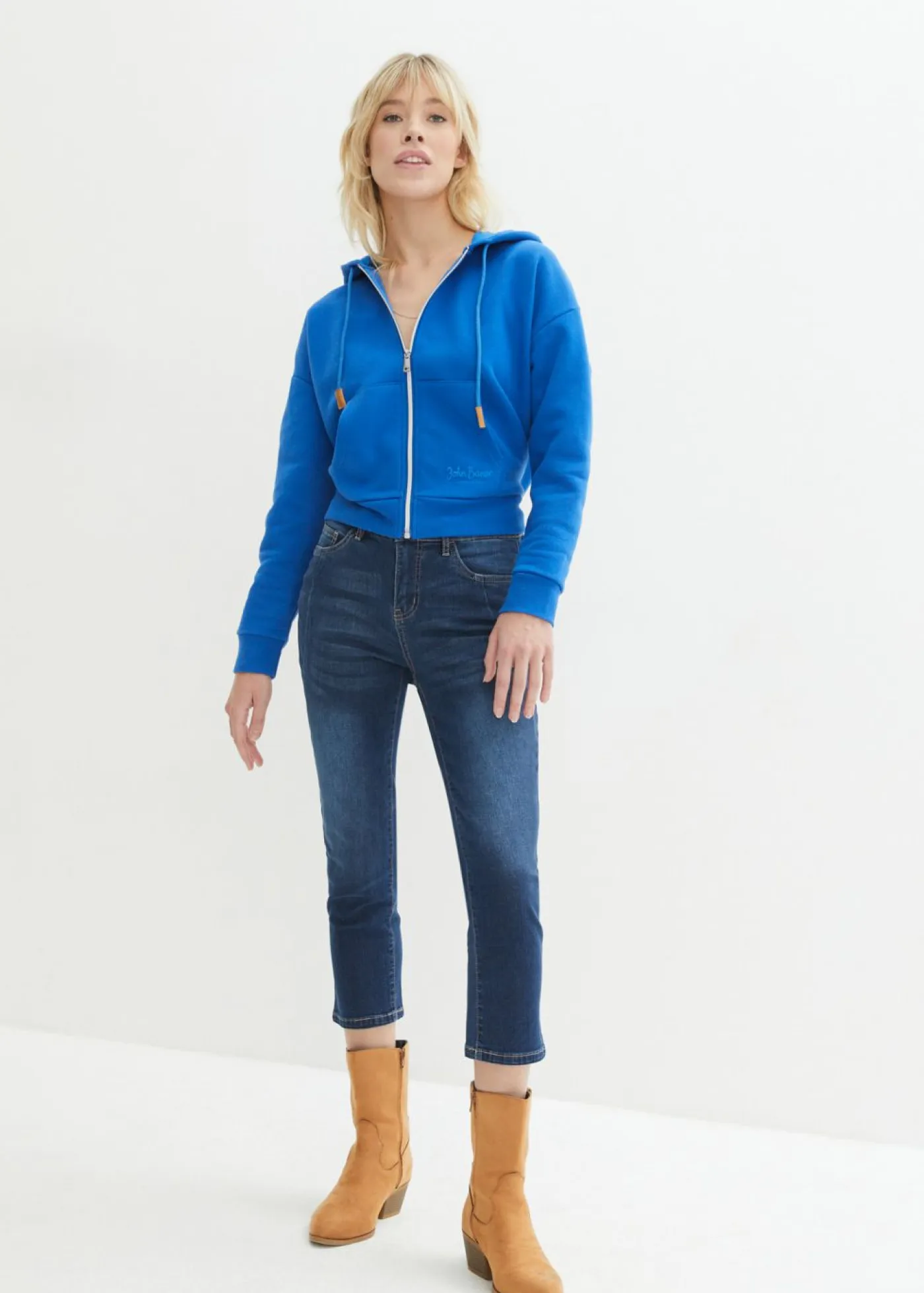 Online Vaqueros capri slim fit ultrasuaves Mujer Vaqueros