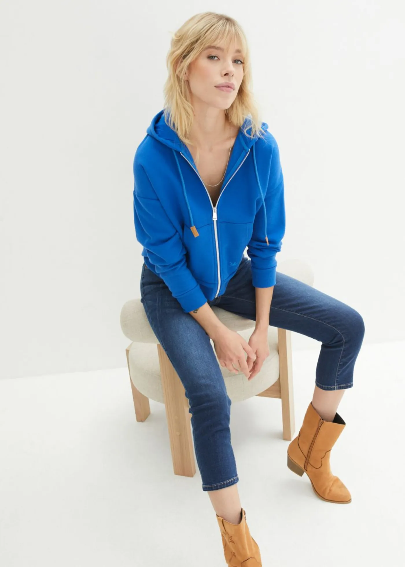 Online Vaqueros capri slim fit ultrasuaves Mujer Vaqueros