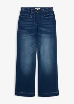 Clearance Vaqueros con pernera ancha, mid waist, con cintura cómoda Mujer Vaqueros