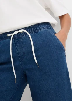 Clearance Vaqueros con pernera ancha, mid waist, elásticos Mujer Vaqueros|Tallas Pequeñas