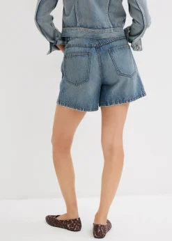 Hot Vaqueros cortos poco elásticos con talle medio Mujer Shorts|Vaqueros