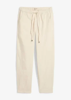 Sale Vaqueros de corte barrel, mid waist, cintura cómoda Mujer Vaqueros