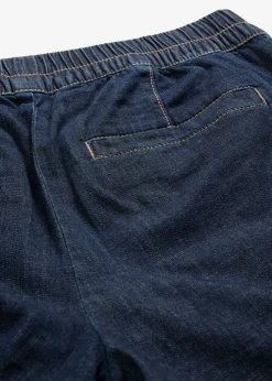 Hot Vaqueros de corte barrel con talle medio y cintura cómoda Mujer Vaqueros