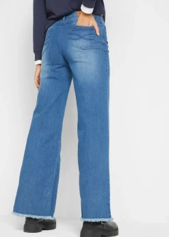 Discount Vaqueros de pernera ancha, high waist Mujer Vaqueros