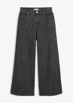 Clearance Vaqueros de pernera ancha, mid waist Mujer Tallas Pequeñas|Vaqueros