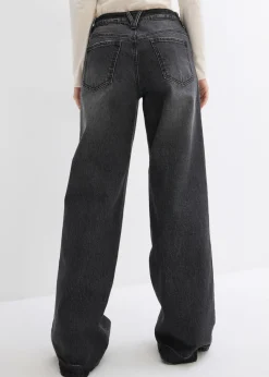 Hot Vaqueros de pernera ancha, mid waist, largo completo y low stretch Mujer Tallas Pequeñas