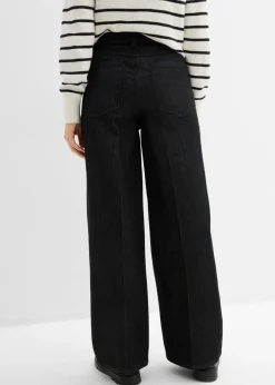 Online Vaqueros de pernera ancha, mid waist Mujer Tallas Pequeñas